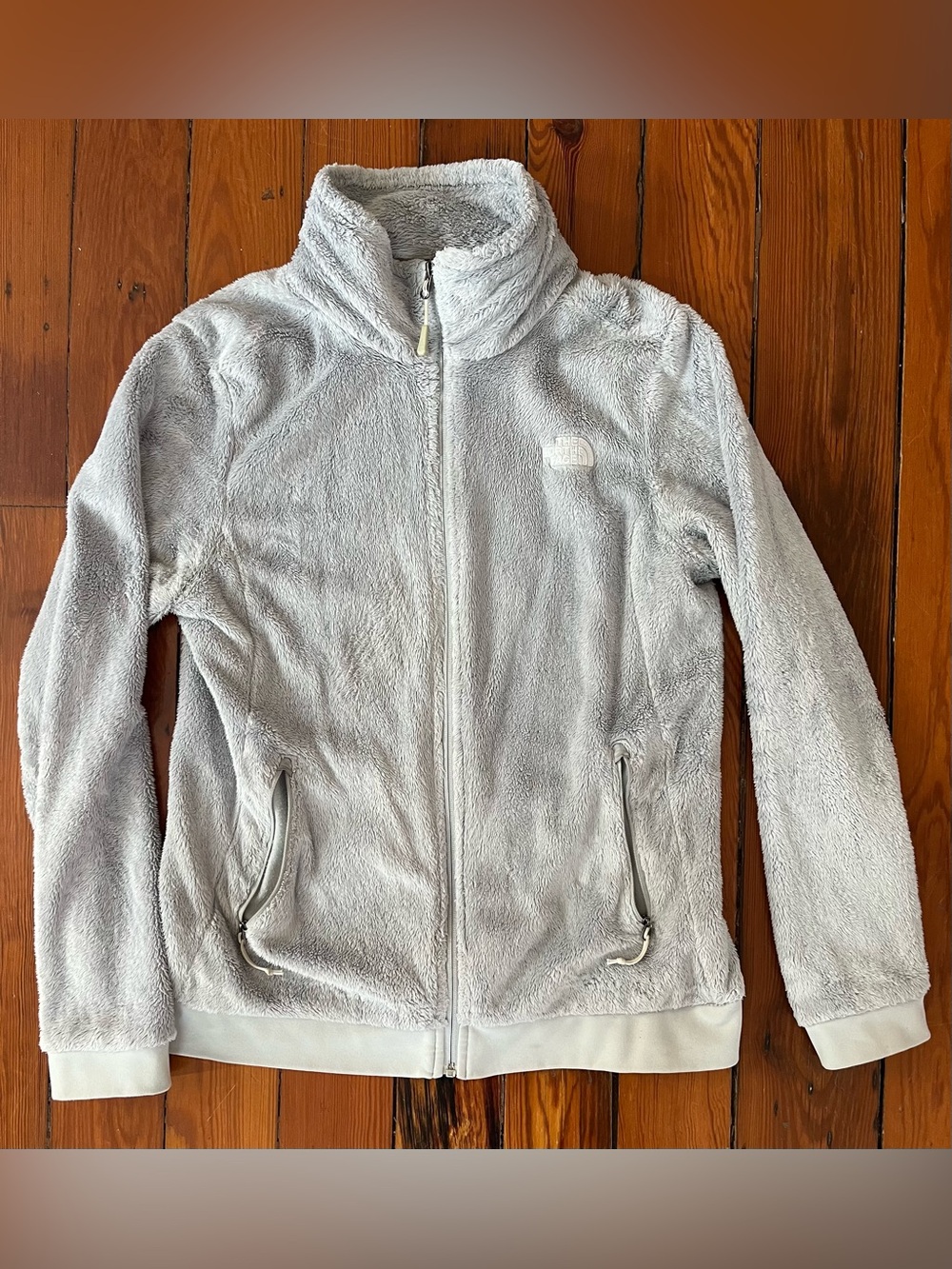 The North Face Women’s Osito Fleece Jacket Light Gray Size L